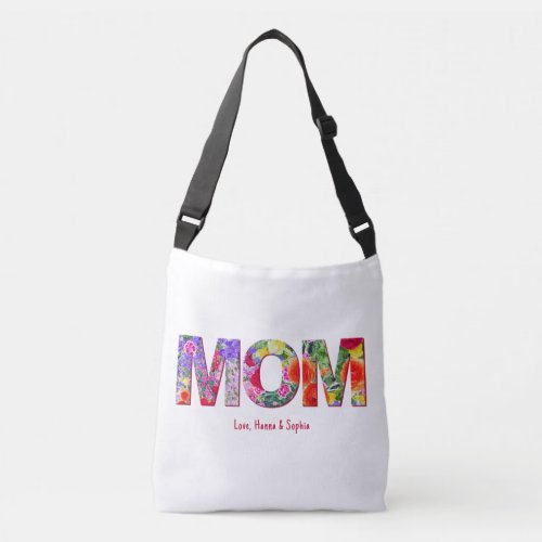 Best mom Mothers Day flowers bold mom tote bag