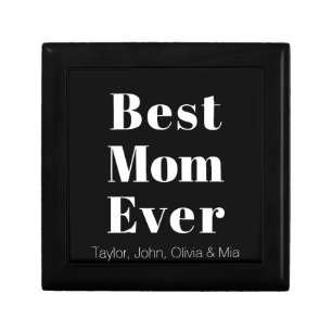 Best Mom, Mother's Day, Mother custom kids names G Gift Box