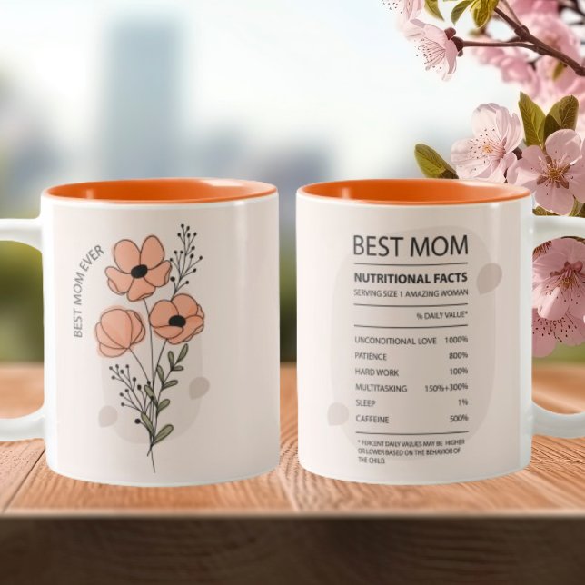 Best Mom Nutritional Facts Mothers Day Mug (Creator Uploaded)
