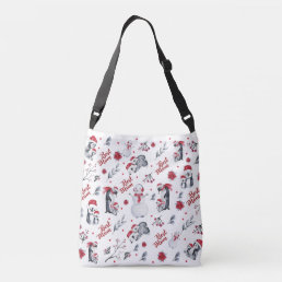 Best Mom Penguin Christmas pattern Crossbody Bag