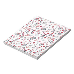 Best Mom Penguin Christmas pattern Notepad