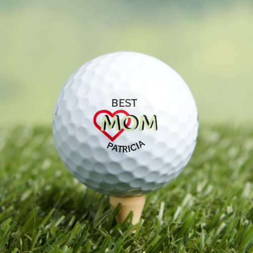 Best Mom Personalize Name  Golf Balls