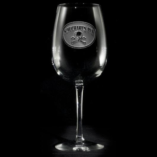 Best Mom Personalized Wine Glass (Front)