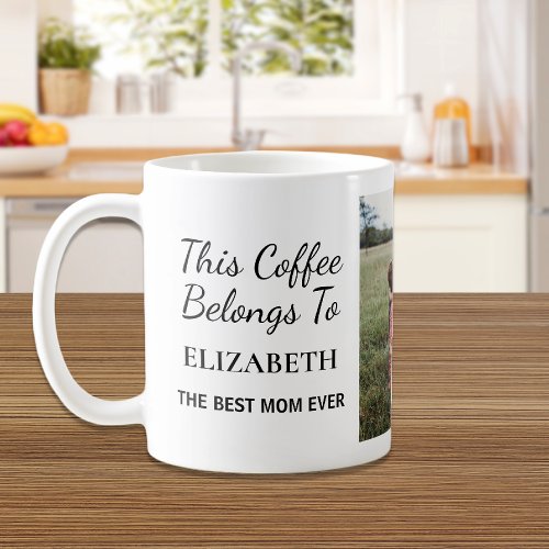 Best Mom Photo Coffee Mug