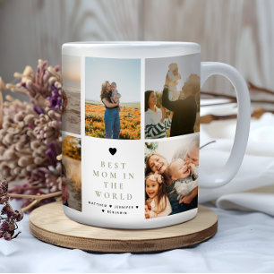 Best Mom Photo Collage Gift  Coffee Mug