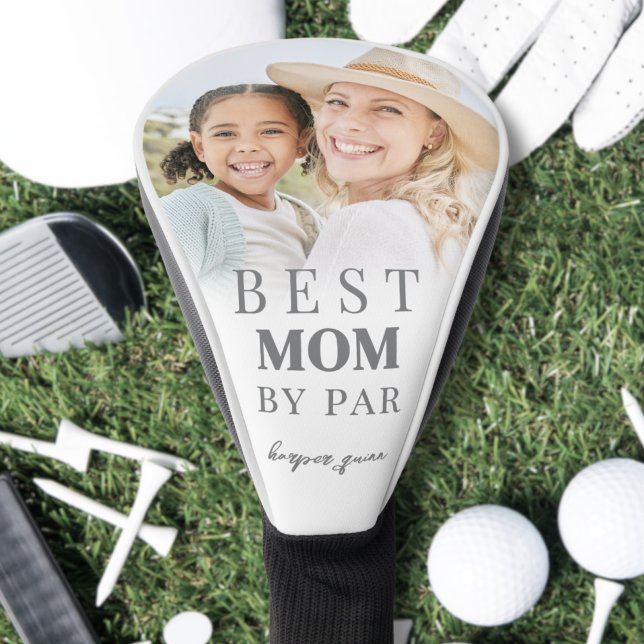 Best Mom Photo Golf Head Cover (Best Mom By Par Photo Golf Head Cover)