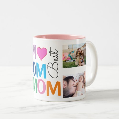 Best Mom Photo Two_Tone Coffee Mug