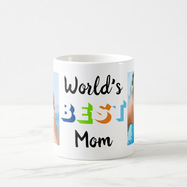 Best Mom Photos Coffee Mug (Center)