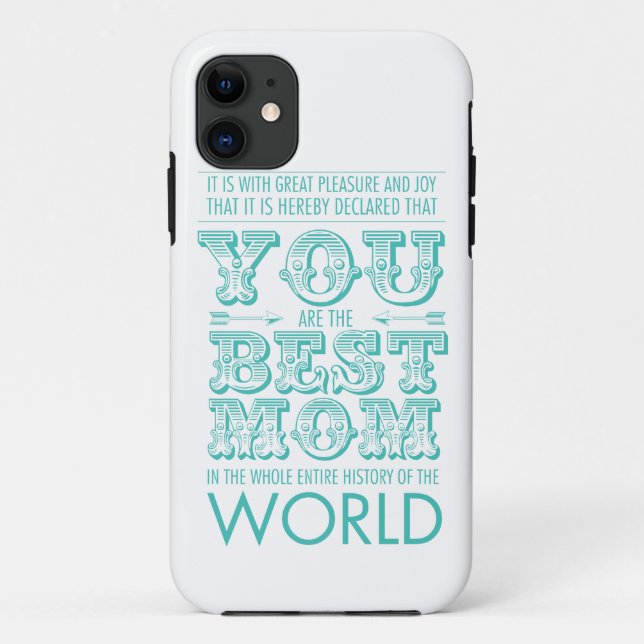 Best mom prize Case-Mate iPhone case (Back)