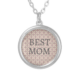 Best Mom  Silver Plated Necklace