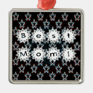 Best Mom Stars in Neon Ornament