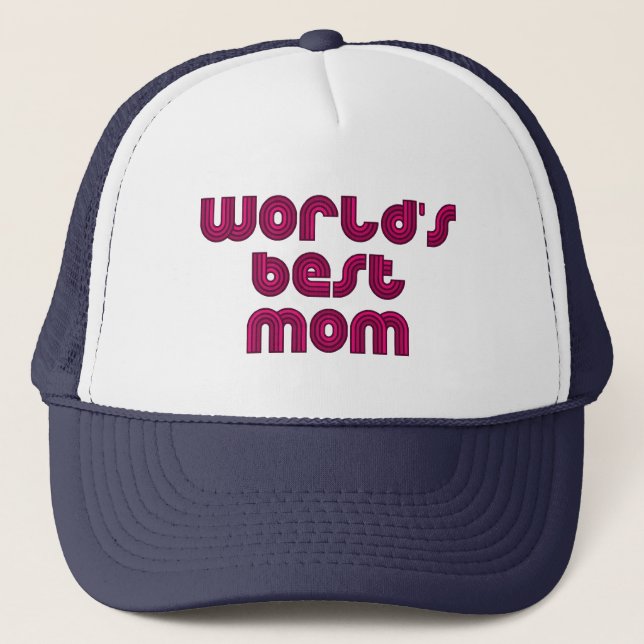 Best Mom Trucker Hat (Front)