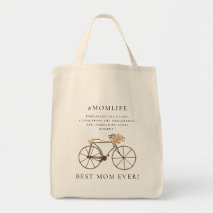 Best Mom Vintage Bike Tote Bag