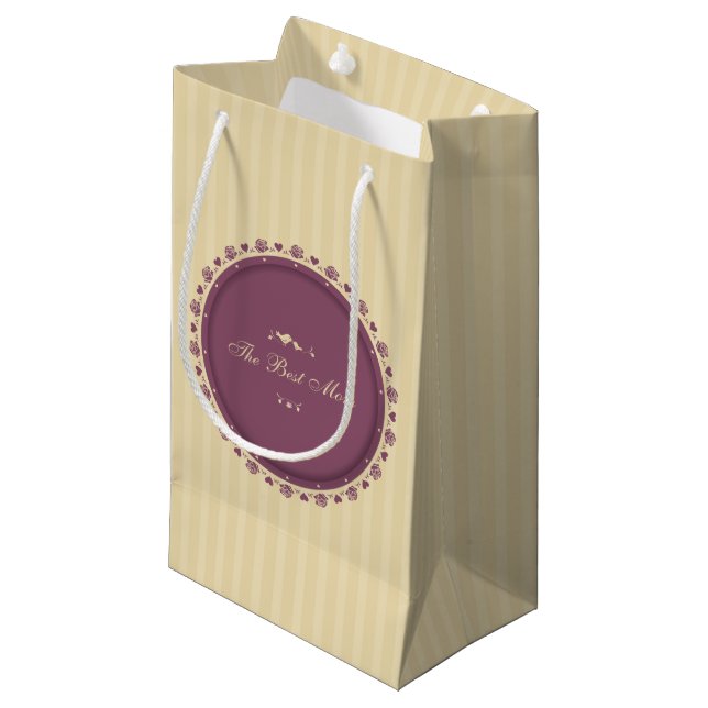 Best Mom Vintage Mother's Day | Gift Bag (Front Angled)