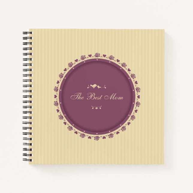 Best Mom Vintage Mother's Day | Notebook (Front)