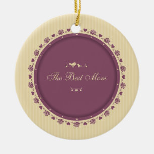Best Mom Vintage Mother's Day   Ornament