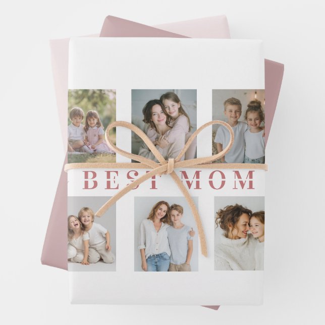 Best Mom Wrapping Paper | Custom Photos (In situ)
