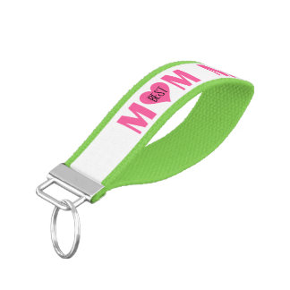 "Best Mom" Wrist Keychain