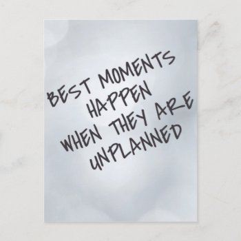 Best Moments Inspirational Postcard by everydaylovers at Zazzle