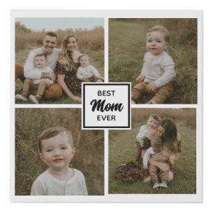 Best Momever Faux Canvas Print