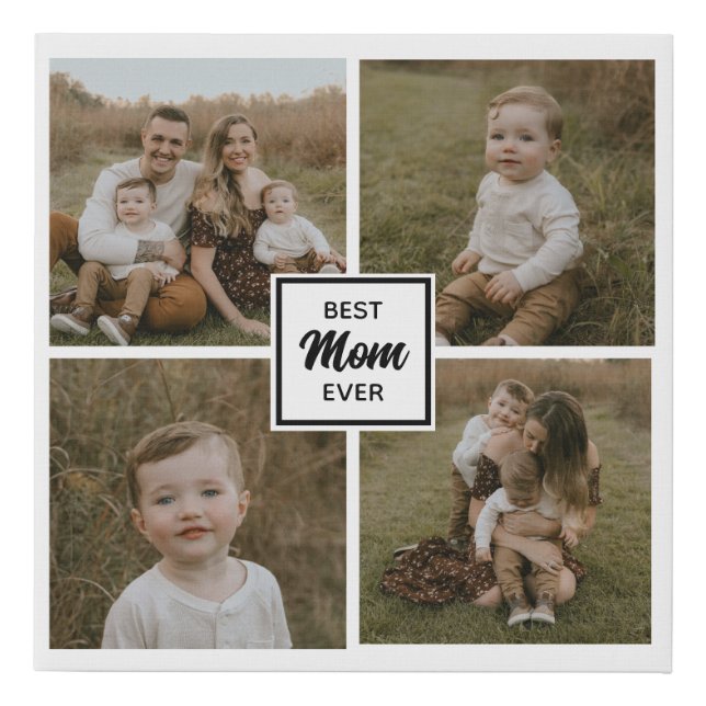 Best Momever Faux Canvas Print (Front)