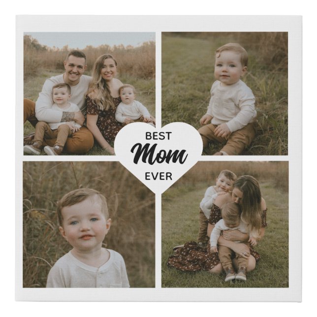Best Momever Faux Canvas Print (Front)