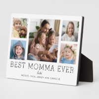 Best Momma Ever Children 5-Photo Collage Custom