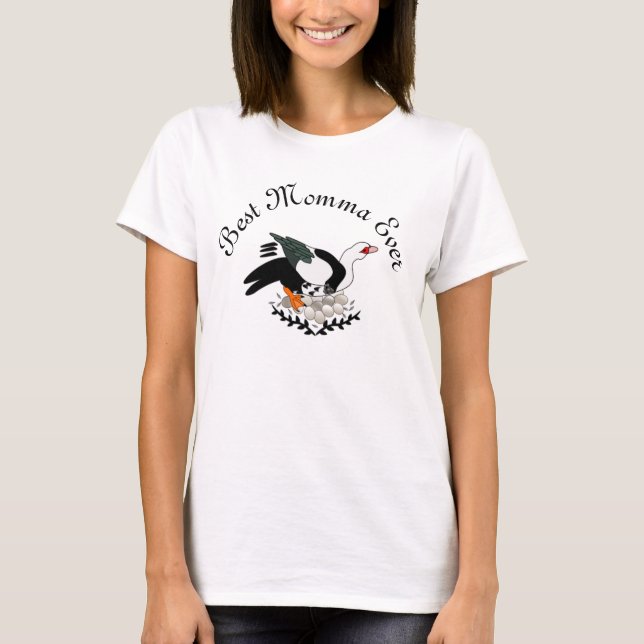 Best Momma Muscovy Duck fresh Dozen Cartoon T-Shirt (Front)