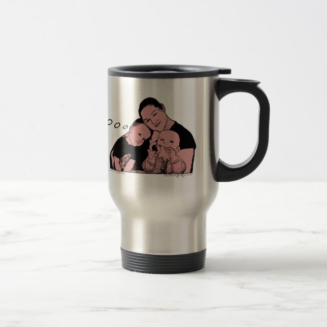 Best Mommy Ever (by Deleriyes) Travel Mug (Right)