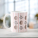 Best Mommy Ever Cute Stripes Baby Face Photo Coffee Mug<br><div class="desc">Celebrate Mom with a beautiful personalized “Best Mommy Ever” mug featuring a modern striped design and custom photo baby face placeholders. This sweet coffee cup is a thoughtful gift for Mother’s Day, birthdays, Christmas, baby showers, or any occasion honoring a wonderful new mom. A charming and practical keepsake for moms...</div>