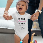Best Mommy Ever | First Mother's Day Baby Bodysuit<br><div class="desc">Happy first mothers day t-shirt featuring in a bold font "best mommy ever",  a red heart,  the saying "happy 1st mother's day",  the babys name,  and the year.</div>