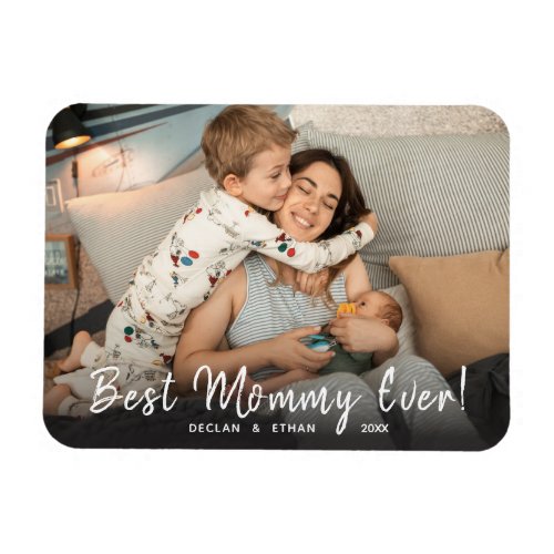 Best Mommy Ever Flexible Photo Magnet