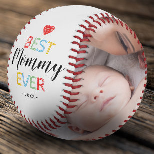 Personalized Photo Baseball Marble Design Mother's Day 