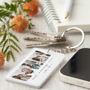 Best Mommy Ever Modern Photo Collage Mother's Day Keychain