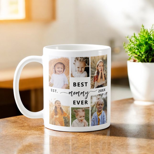 Best Mommy Ever - Mother's Day Photo Collage Coffee Mug (Creator Uploaded)