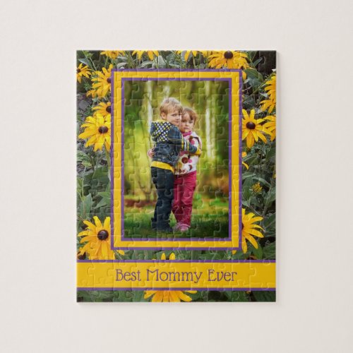 Best Mommy Ever Personalized Mothers Day Photo Jig Jigsaw Puzzle