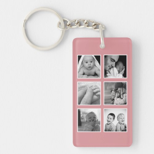 Best Mommy Ever Photo Collage Keychain