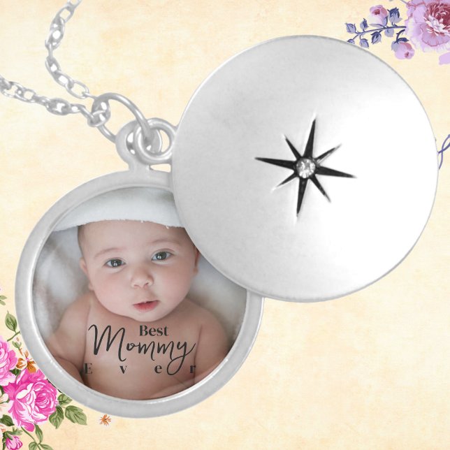 Best Mommy ever Photo Locket Necklace (Creator Uploaded)