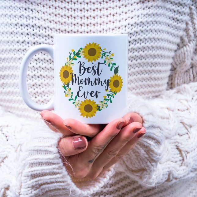 Best Mommy Ever Sunflower Coffee Mug (Creator Uploaded)