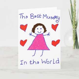 Best Mommy In The World Holiday Card