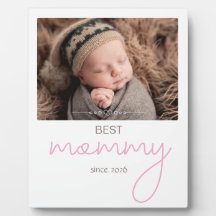 Best Mommy Since Year Photo Script Font Heart