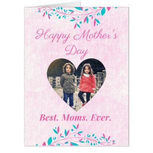 Best Moms Ever Mother's Day Giant Photo Card