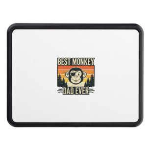 Best Monkey Dad Ever Vintage Monkey Father Shirt_1 Hitch Cover