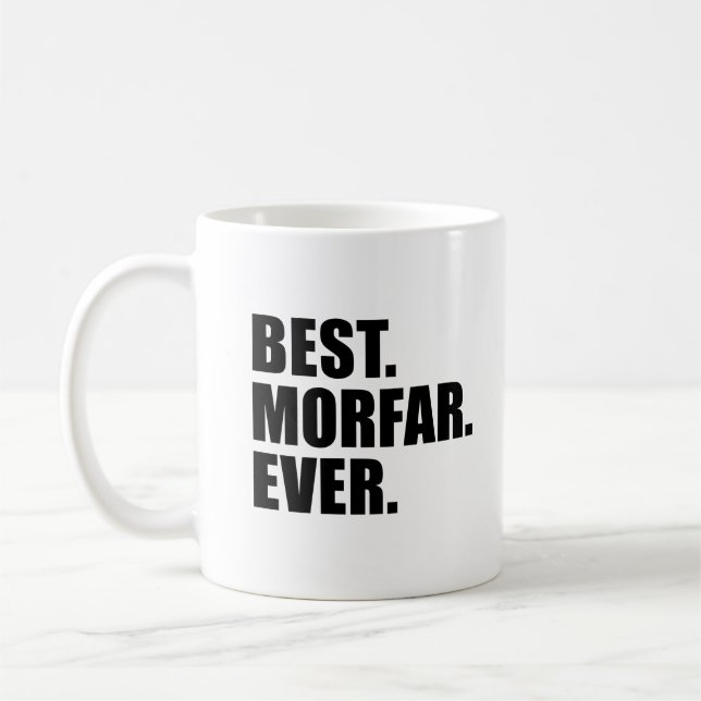 Best Morfar Ever Swedish Grandfather Coffee Mug (Left)