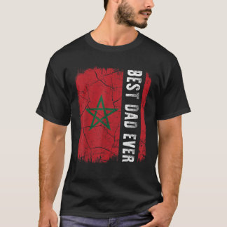 Best Moroccan Dad Ever Morocco Daddy Father s Day T-Shirt
