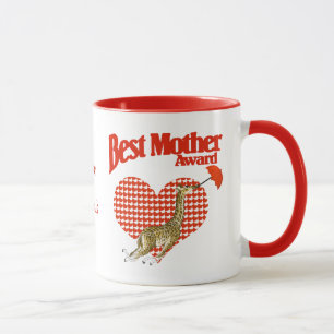 Best Mother Award Flying Cute Giraffe Umbrella    Mug