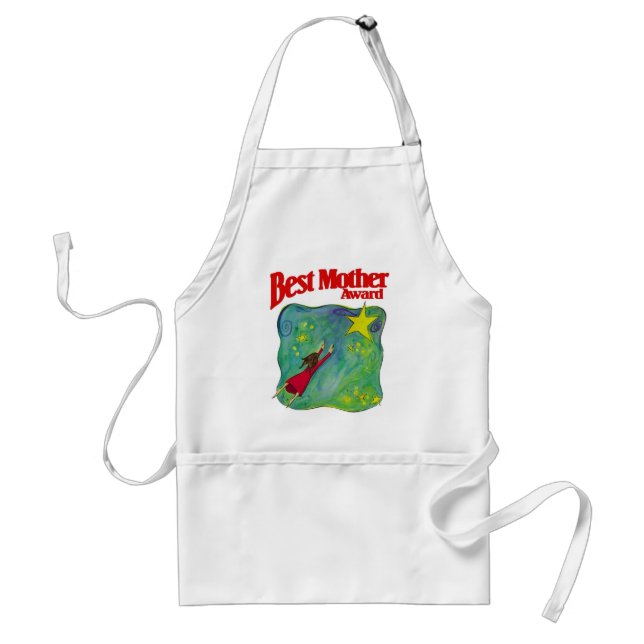 Best Mother Award Gifts Adult Apron (Front)