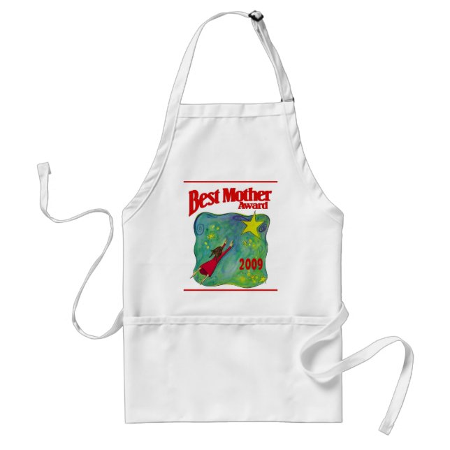 Best Mother Award Gifts Adult Apron (Front)