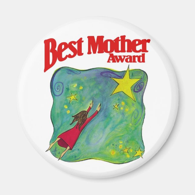 Best Mother Award Gifts Magnet (Front)