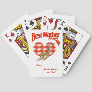Best Mother Award Keepsake Poker Cards